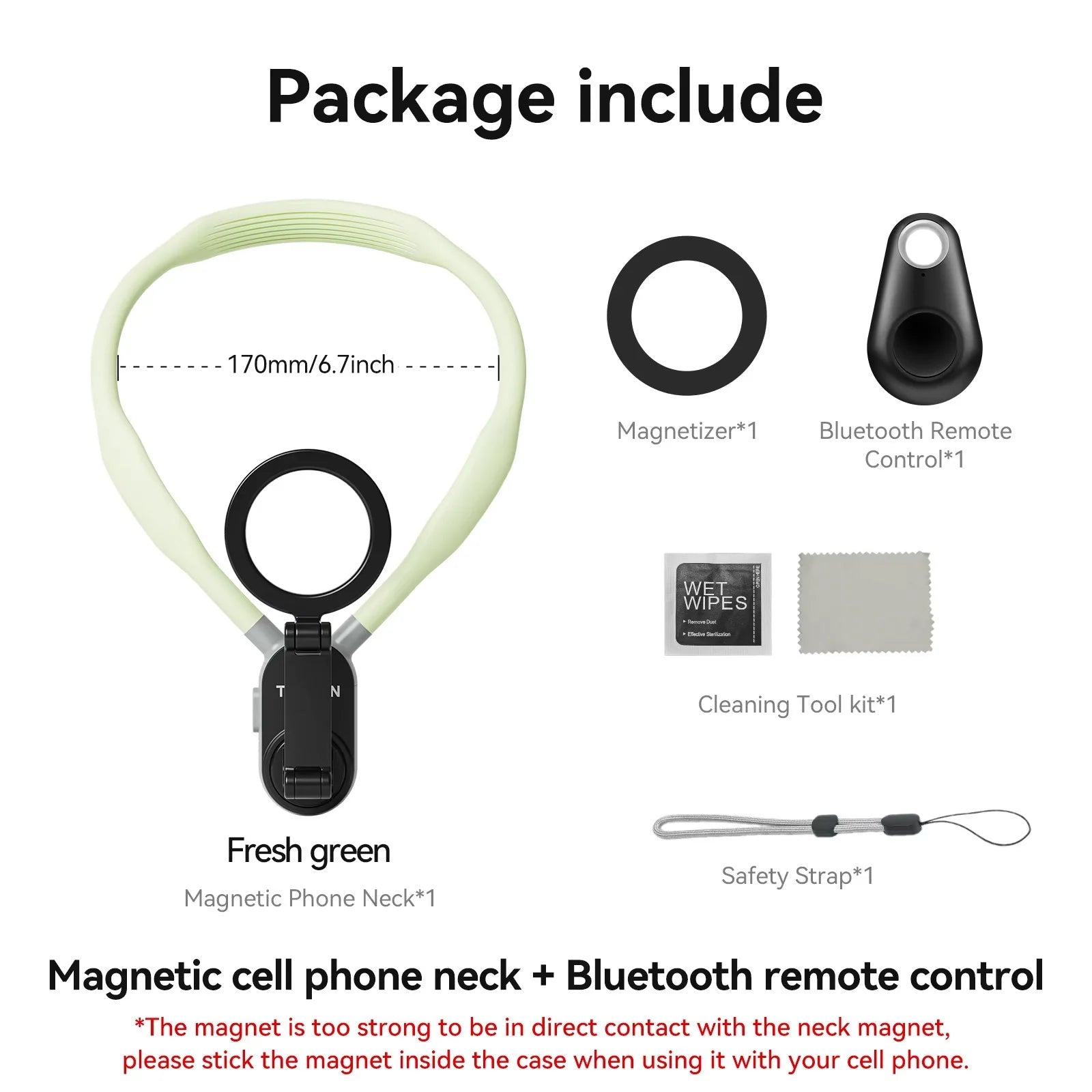 Soporte de Mobil magnético de silicona para el cuello - MiEspacioYmas