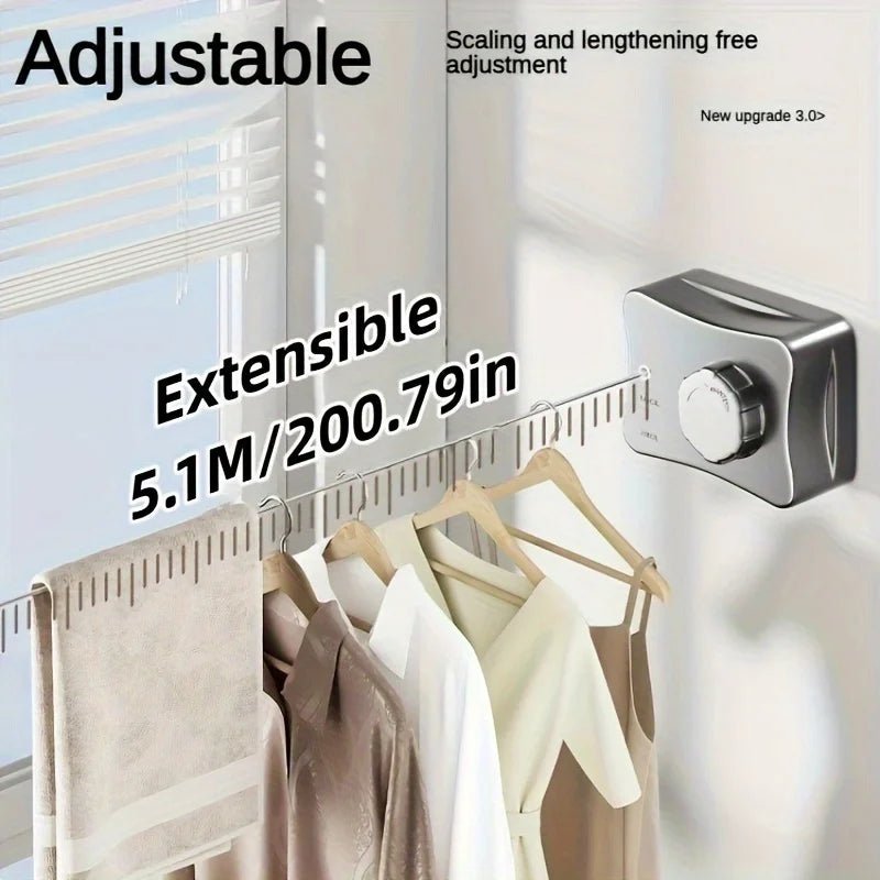 Tendedero de acero inoxidable Ajustable - MiEspacioYmas